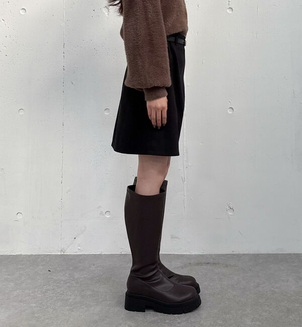 archives「ウールライク台形ミニスカート」|スカート|