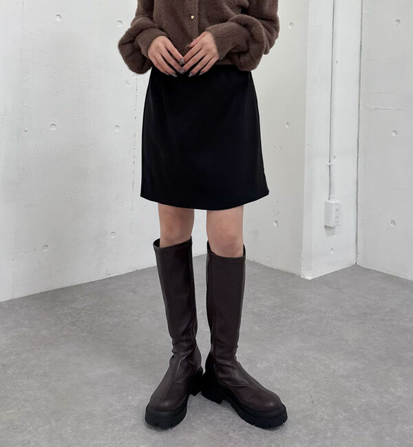 archives「ウールライク台形ミニスカート」|スカート|