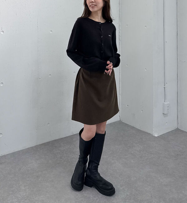 archives「ウールライク台形ミニスカート」|スカート|