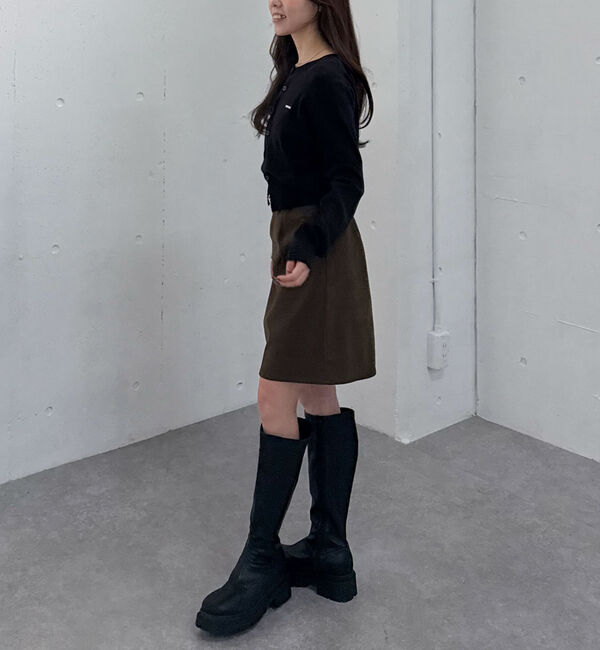 archives「ウールライク台形ミニスカート」|スカート|