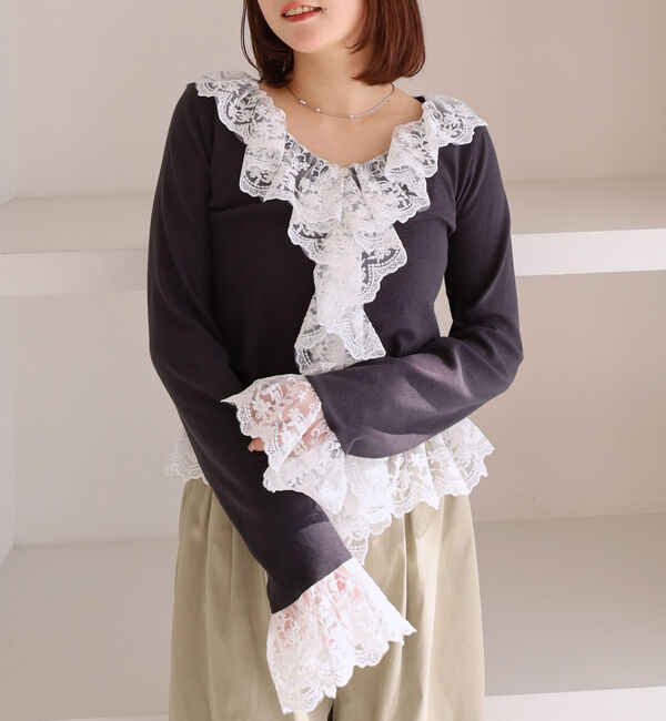 archives「ドッキングレースフリルカットＴＯＰＳ」|Tシャツ・カットソー|