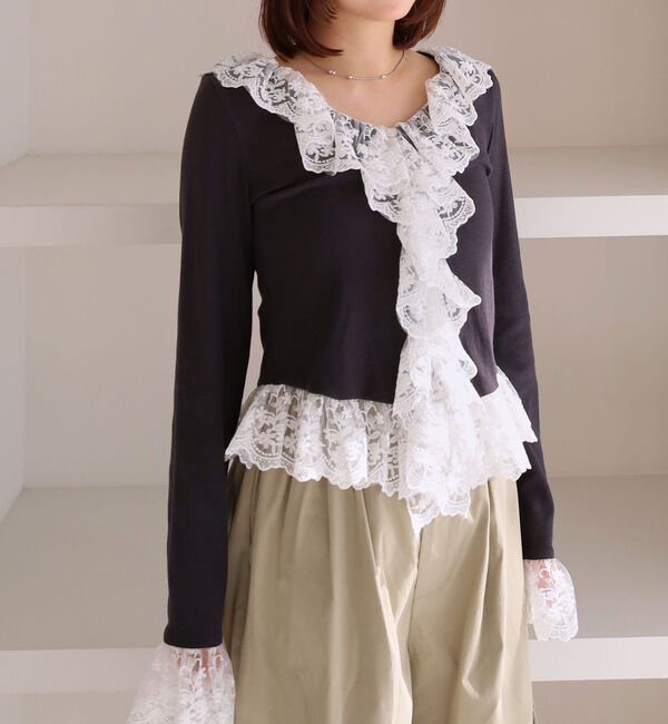 archives「ドッキングレースフリルカットＴＯＰＳ」|Tシャツ・カットソー|