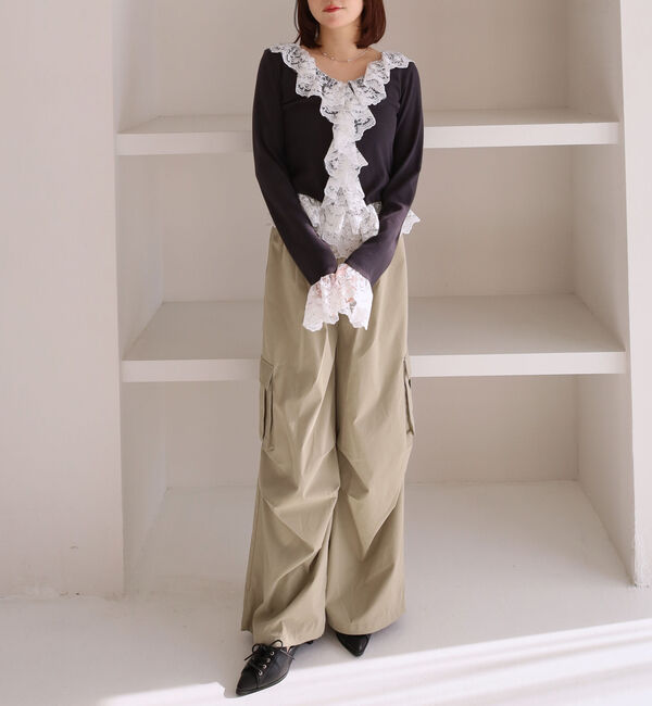 archives「ドッキングレースフリルカットＴＯＰＳ」|Tシャツ・カットソー|