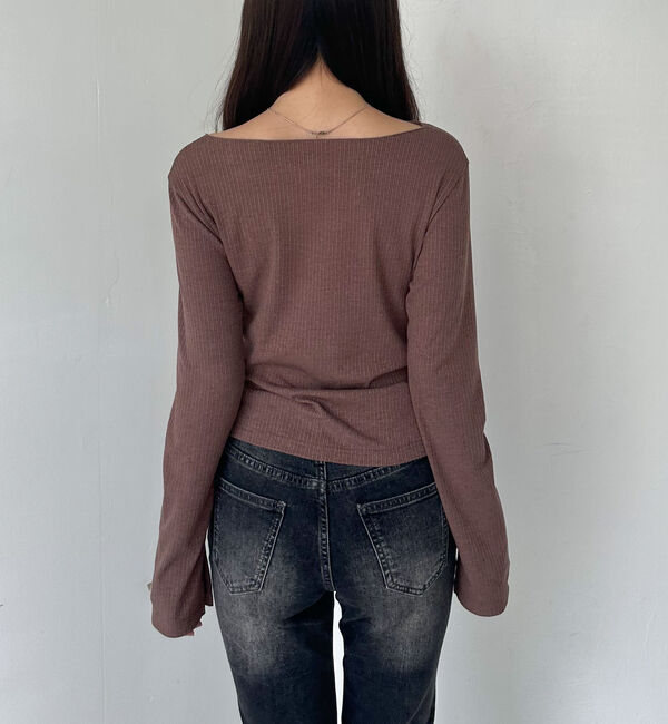 archives「【ＯＮかわ】２ｗａｙアシメボタンカットＴＯＰＳ」|Tシャツ・カットソー|