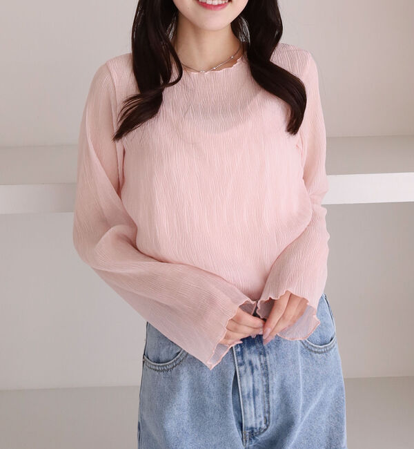 archives「シアー楊柳ＴＯＰＳ／」|カーディガン|