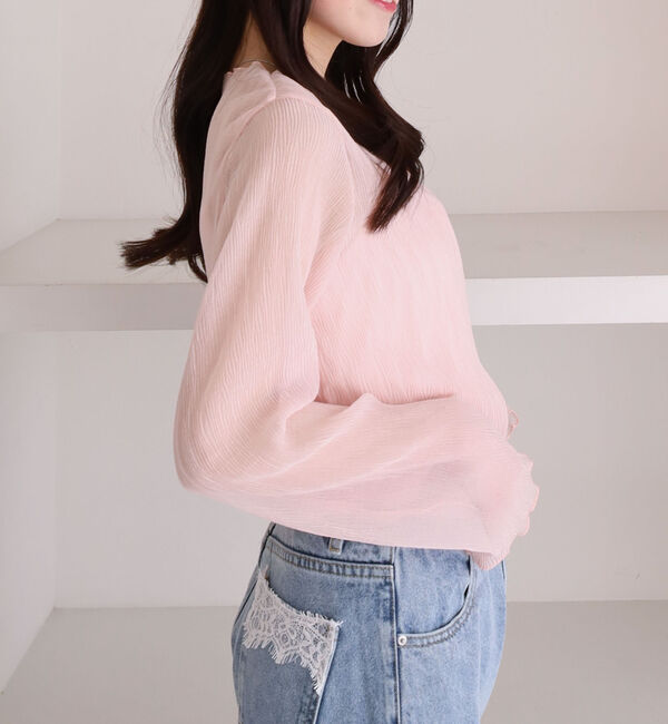 archives「シアー楊柳ＴＯＰＳ／」|カーディガン|