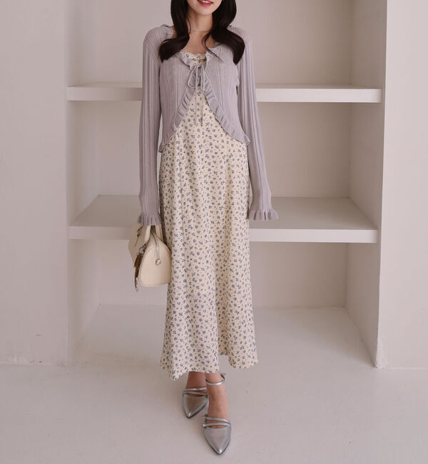 archives「【高機能】ランダムリブフリルニットカーディガン」|カーディガン|