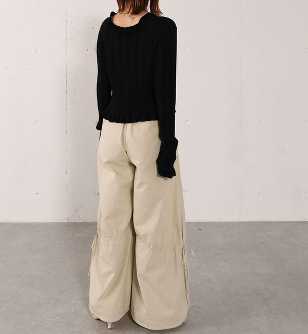 archives「【高機能】ランダムリブフリルニットカーディガン」|カーディガン|