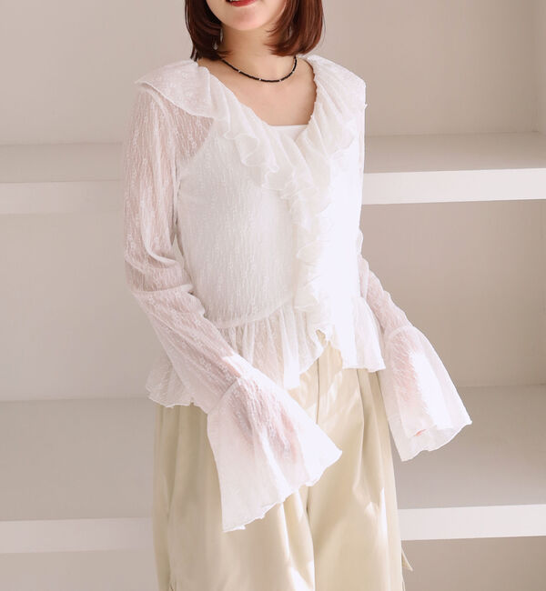 archives「カットレースラッフルフリルＴＯＰＳ」|Tシャツ・カットソー|