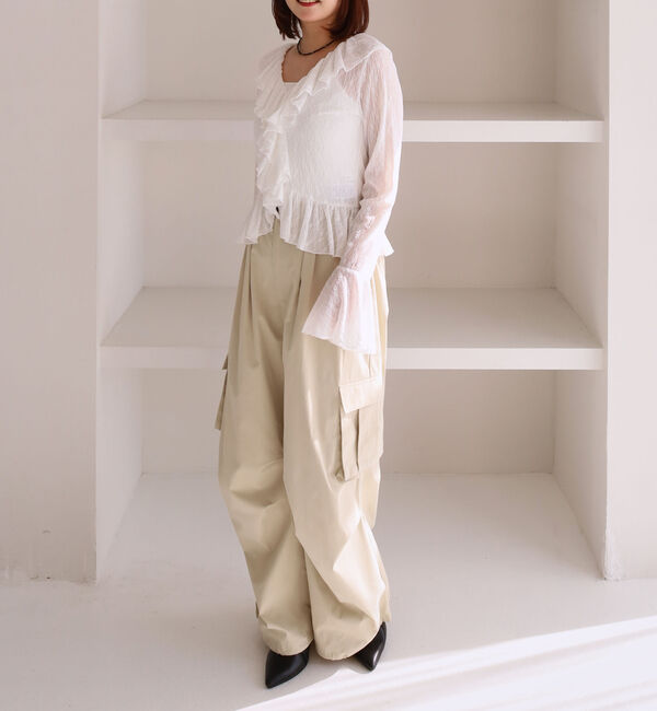 archives「カットレースラッフルフリルＴＯＰＳ」|Tシャツ・カットソー|