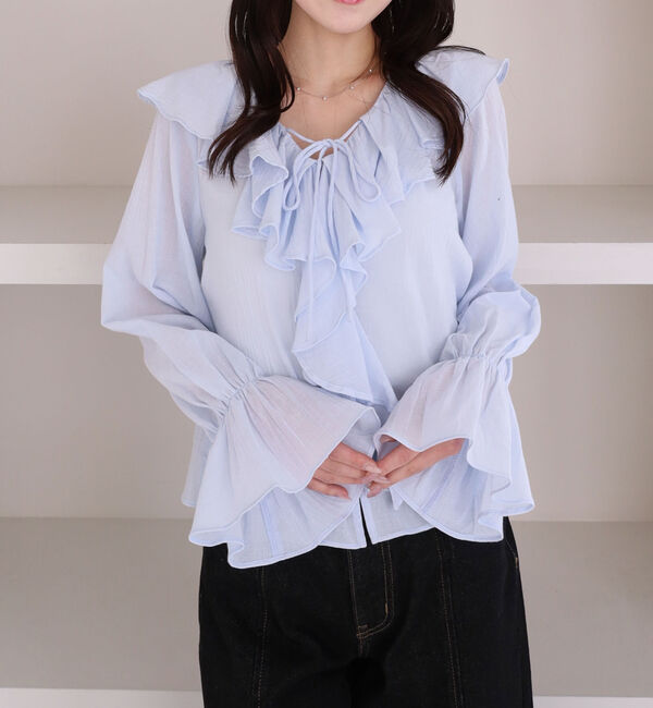 archives「ラッフルフリルブラウス」|シャツ・ブラウス|