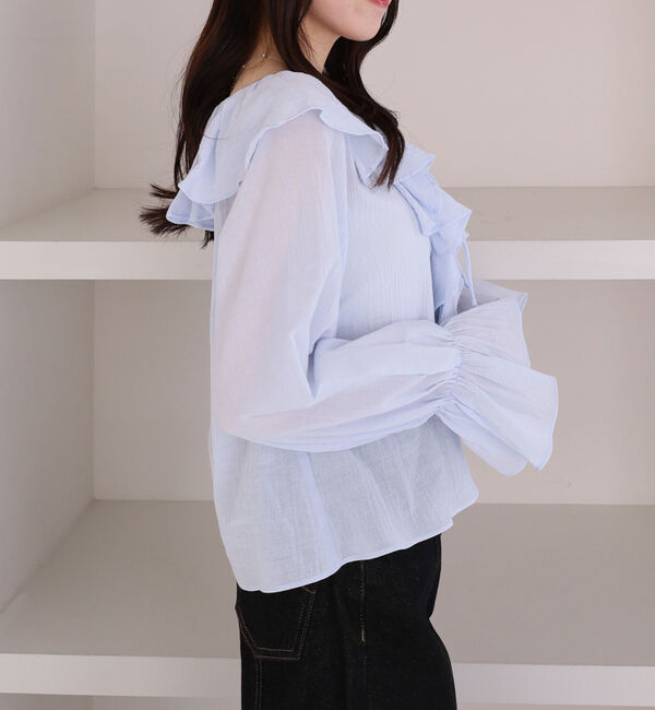 archives「ラッフルフリルブラウス」|シャツ・ブラウス|