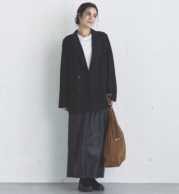 Doux archives「ストレッチレザータイトスカート」|スカート|