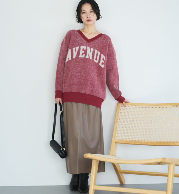 Doux archives「ストレッチレザータイトスカート」|スカート|