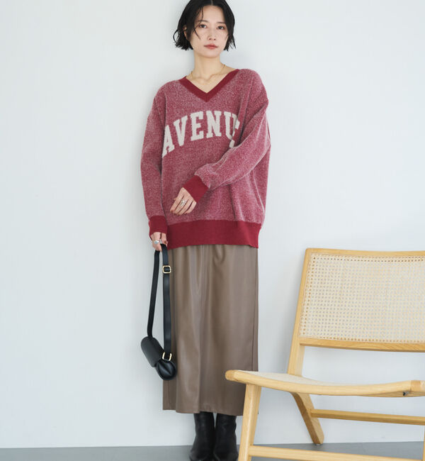 Doux archives「ストレッチレザータイトスカート」|スカート|