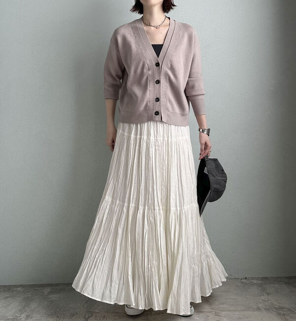 Doux archives「レイヤード風Ｖネックカーディガン」|カーディガン|