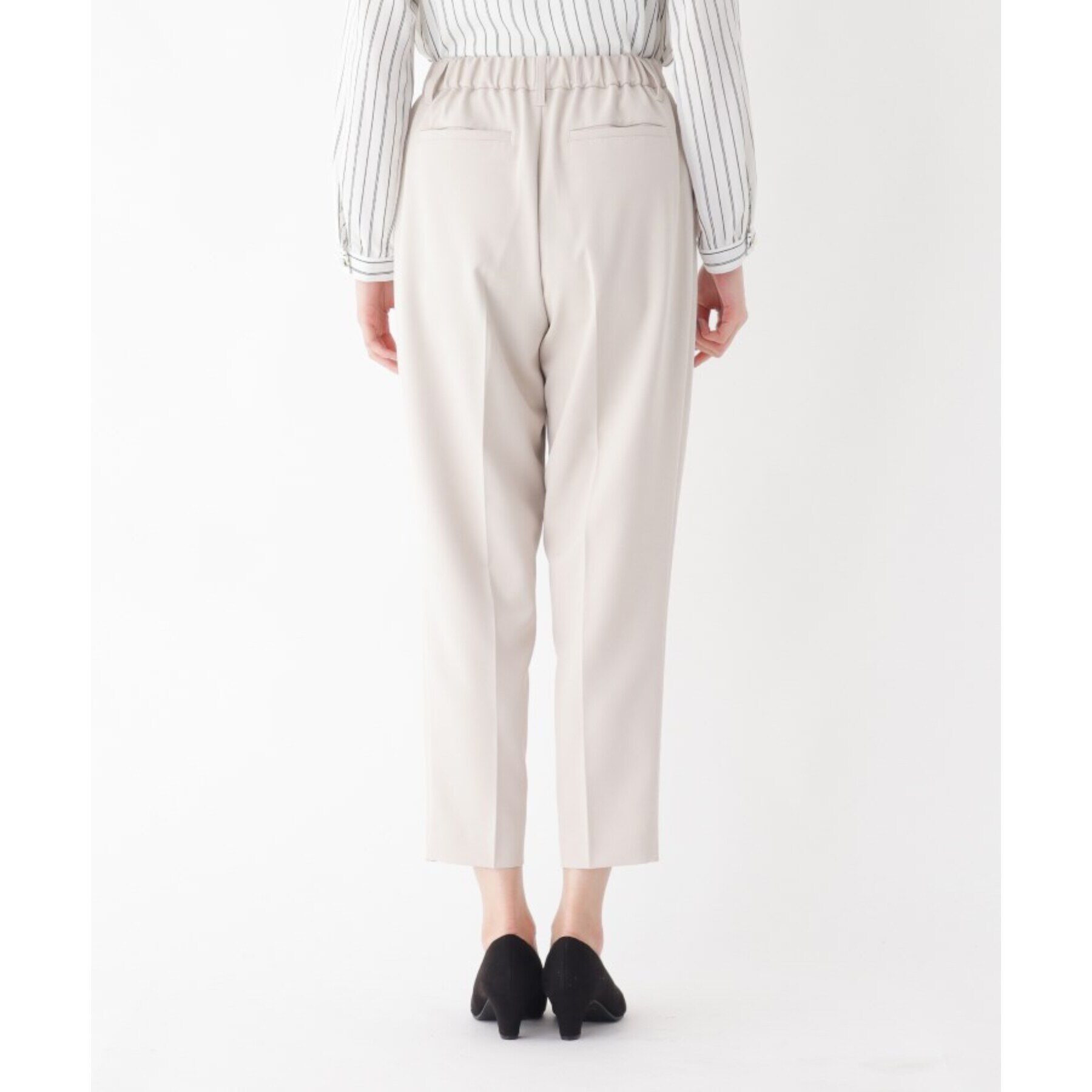 SHOO･LA･RUE「【S-5L/洗濯機可/2WAYストレッチ】ダブルクロスセンタープレステーパード」|その他|