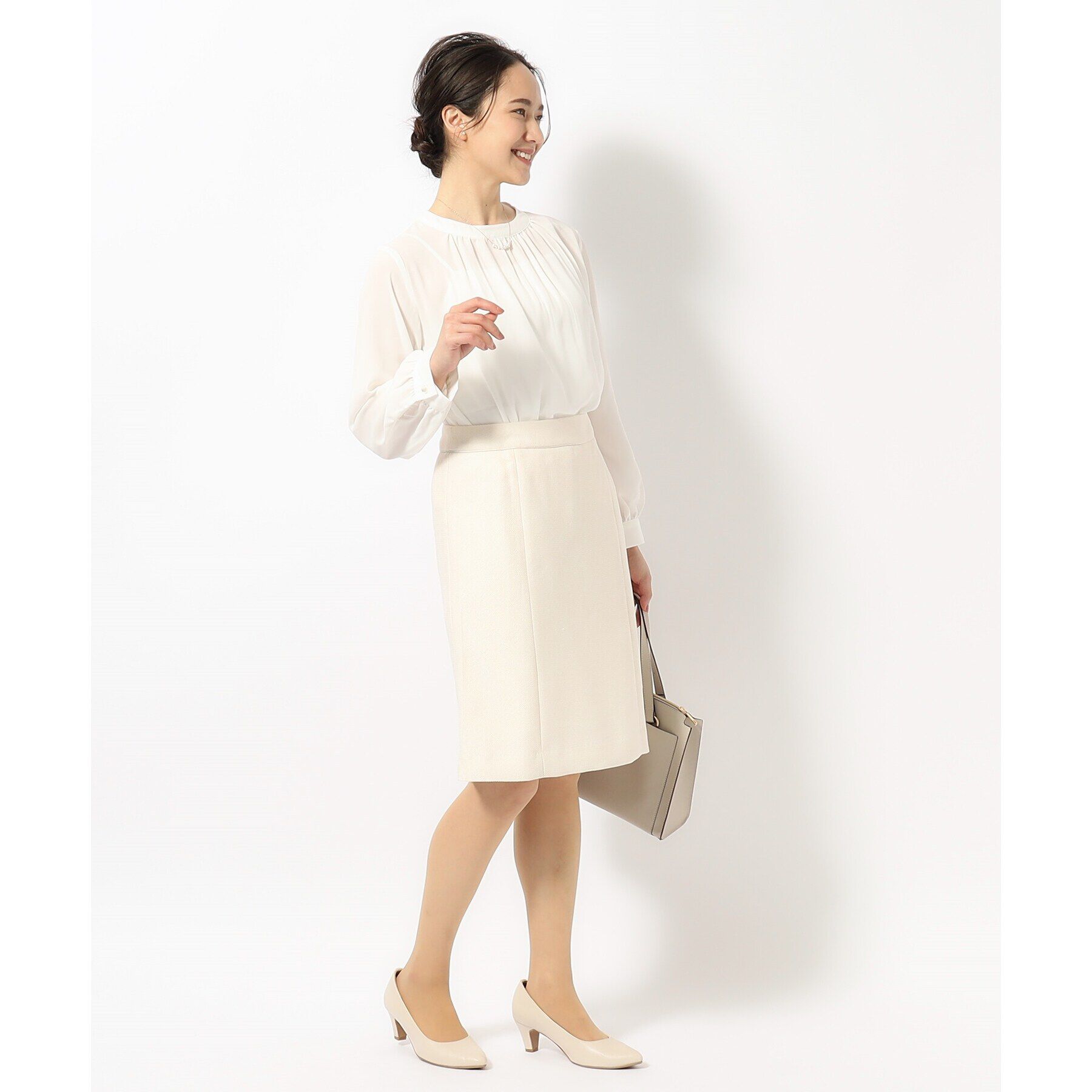 SHOO･LA･RUE「【S-5L/洗える】らくドビースカート」|スカート|