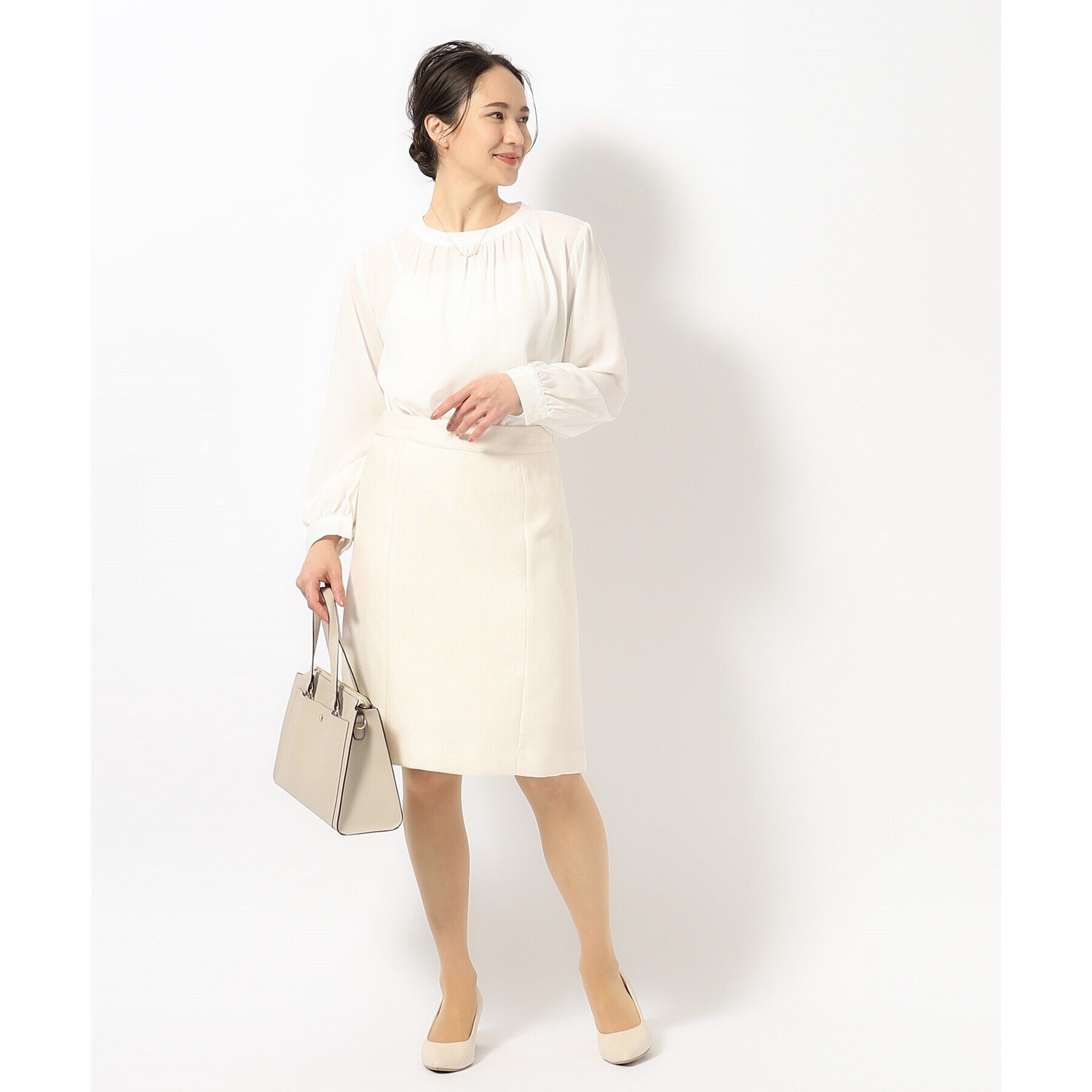 SHOO･LA･RUE「【S-5L/洗える】らくドビースカート」|スカート|