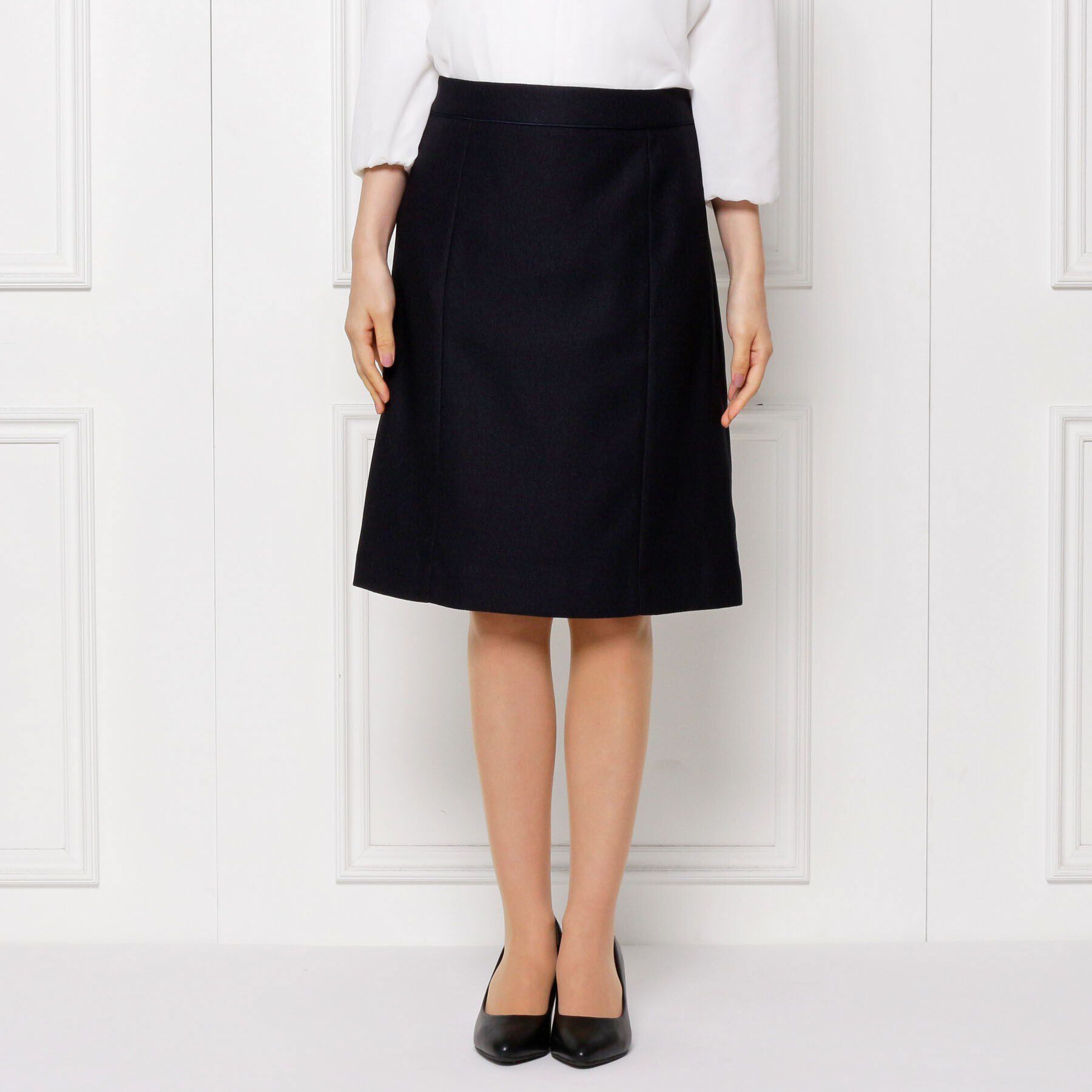 SHOO･LA･RUE「【S-5L/洗える】らくドビースカート」|スカート|