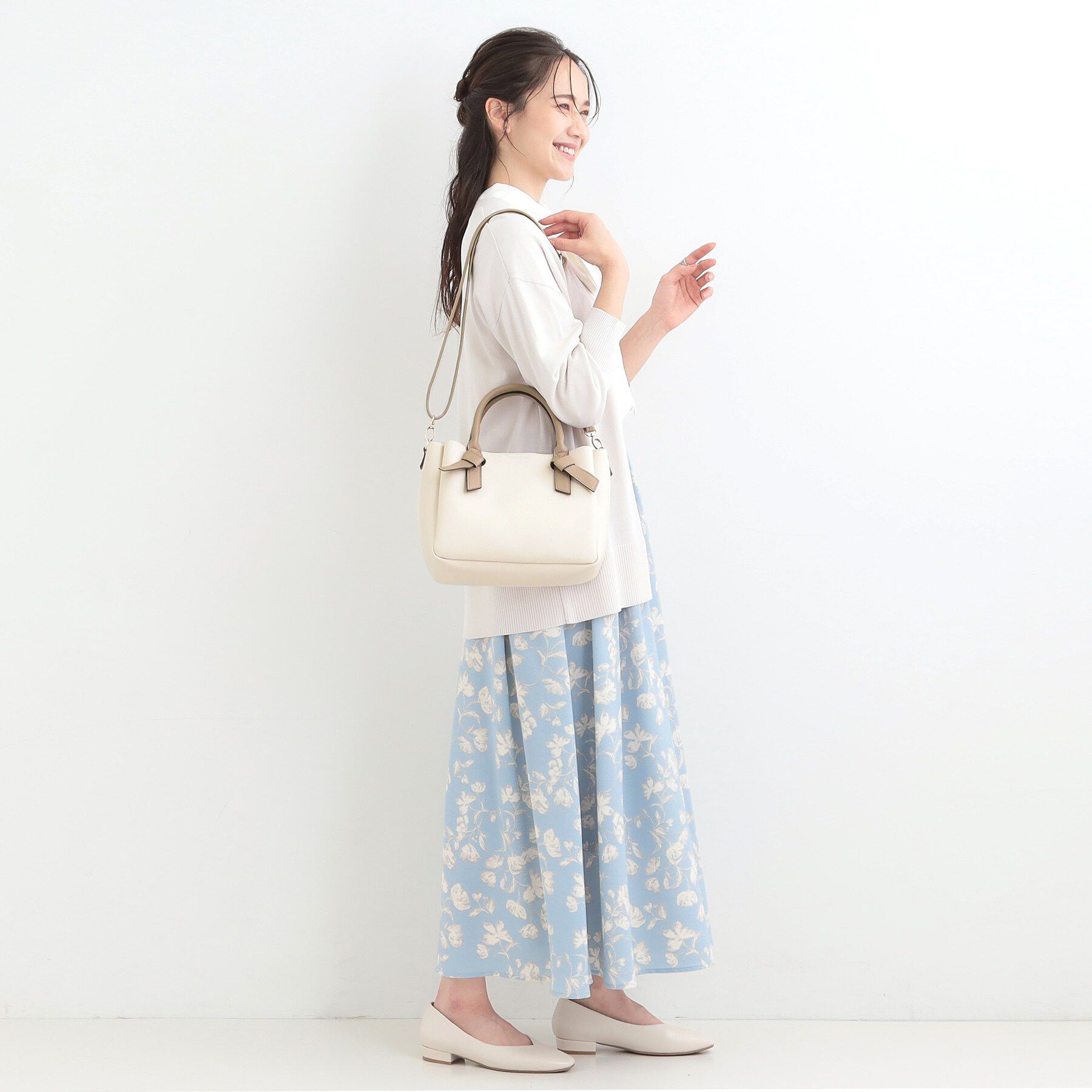 SHOO･LA･RUE「ハンドルリボンデザイントートバッグ」|トートバッグ|