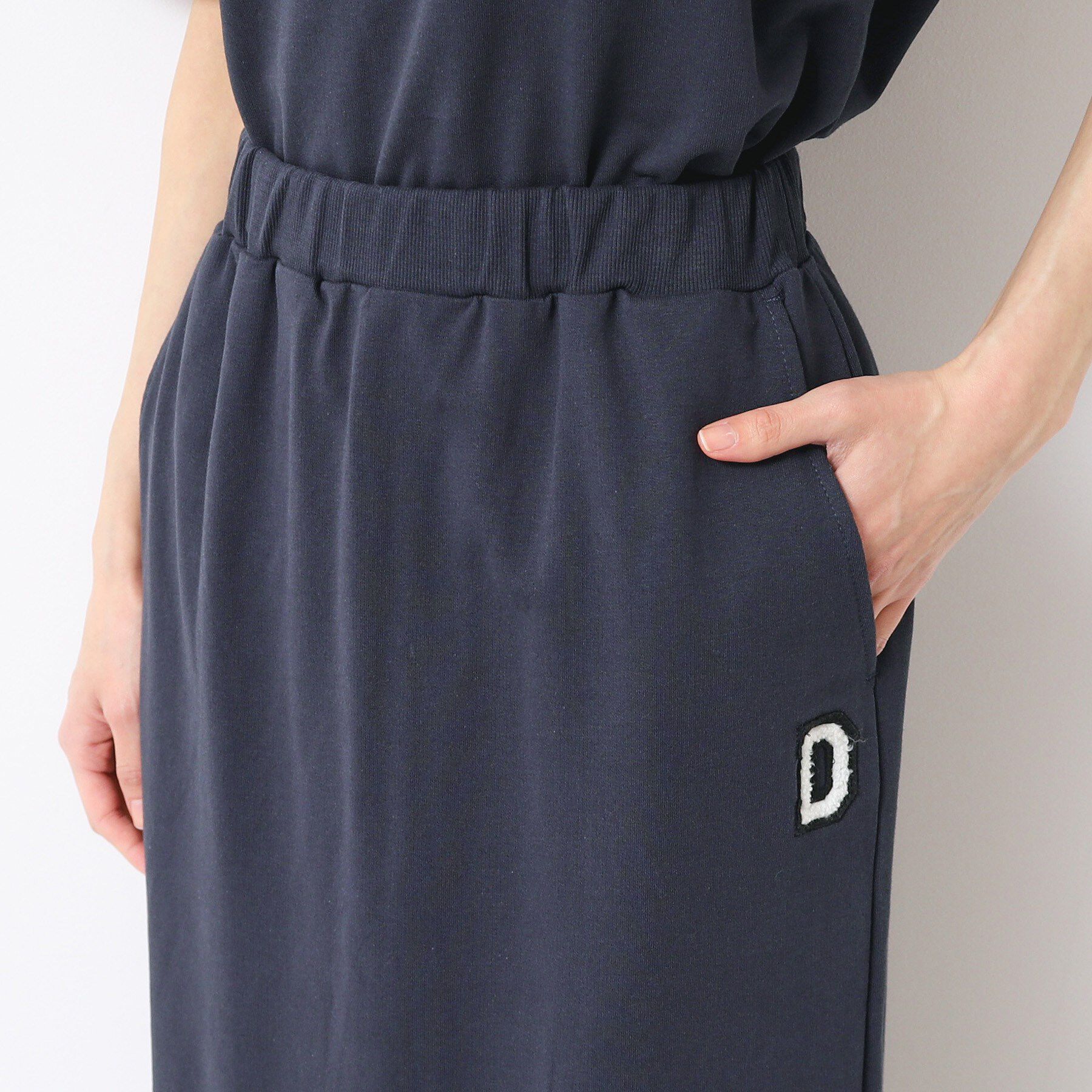 Dessin「【セットアップ可能・ウエストゴム・洗える】ミニ裏毛タイトスカート」|スカート|