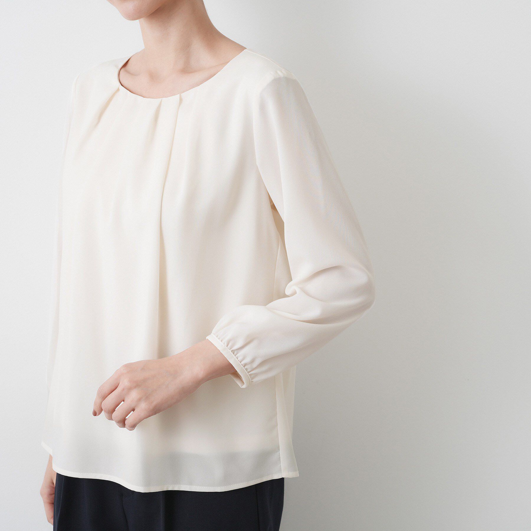 Dessin「【入卒/セレモニー/洗える】ジョーゼットブラウス」|シャツ・ブラウス|