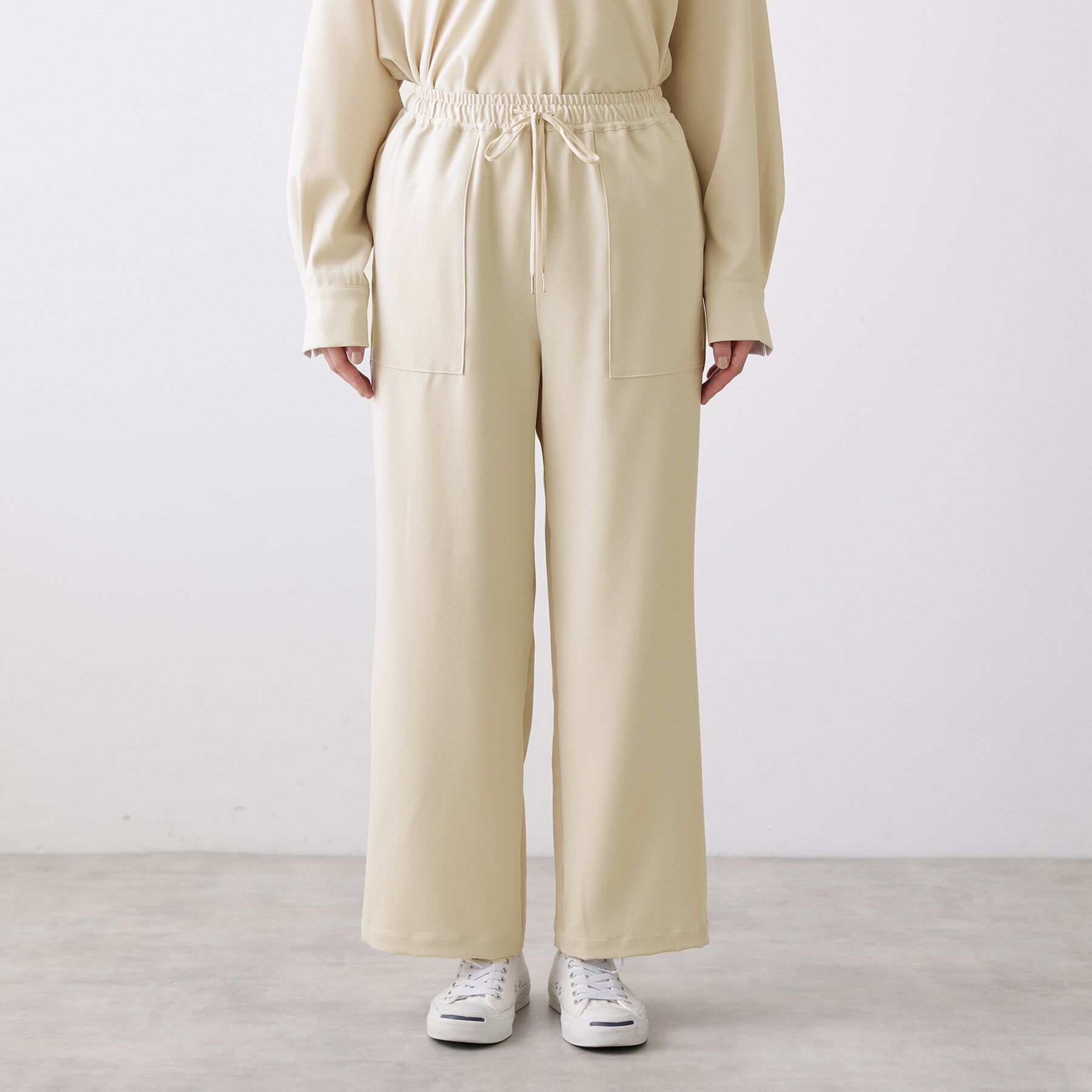 Dessin「【2点セット・洗える】メランジツイルセットアップ」|スーツ|