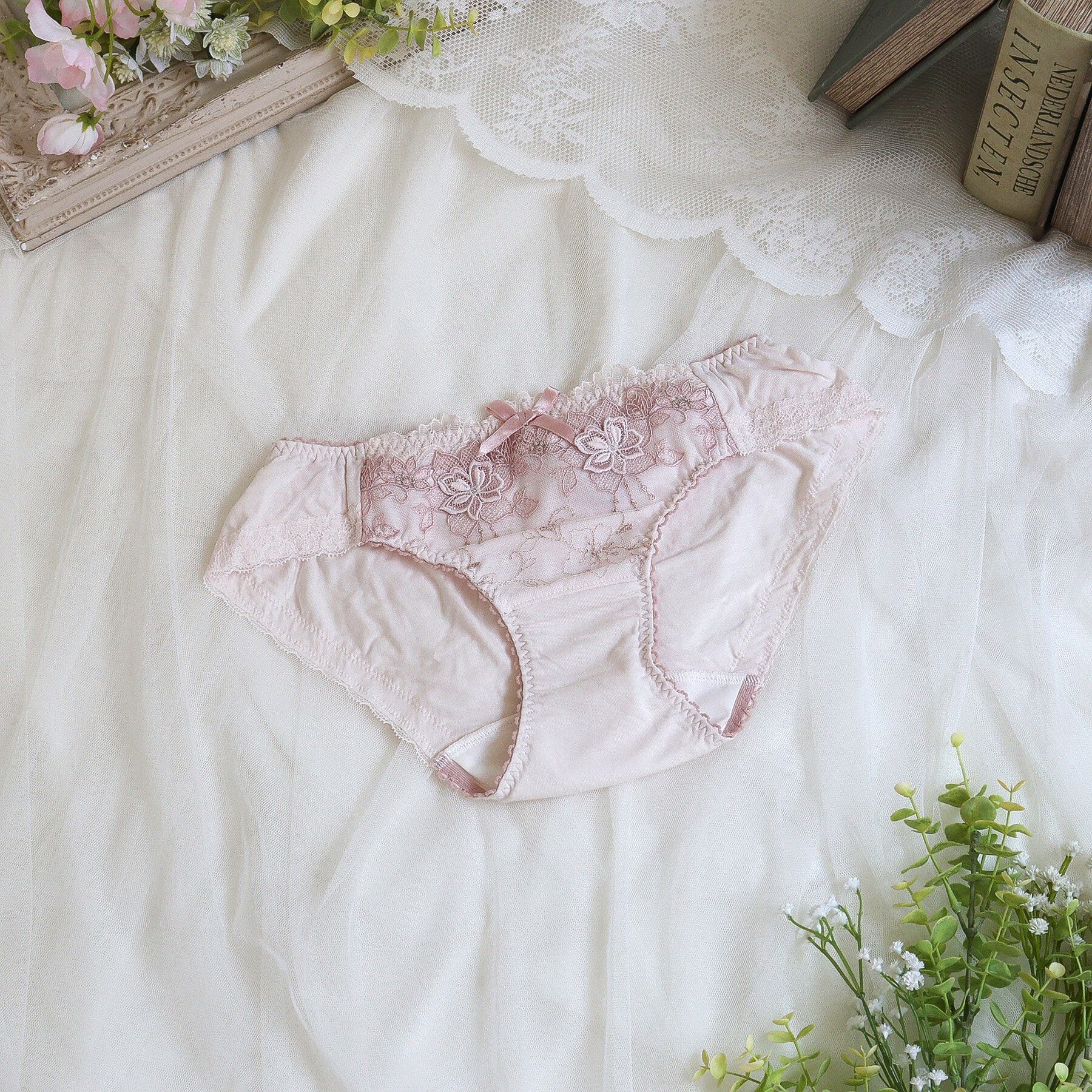 Risa Magli「マデリン サニタリーショーツ」|インナー|ピンク(071)