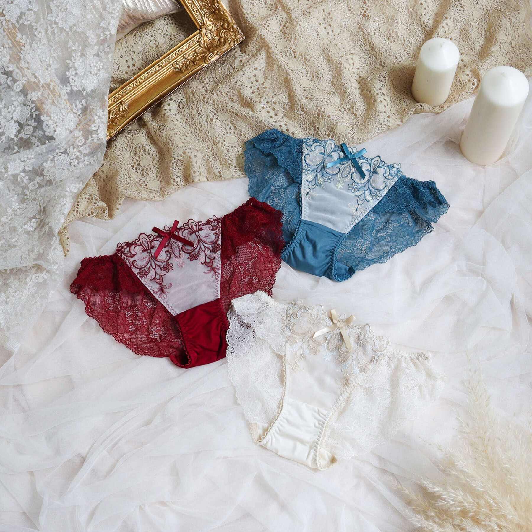 Risa Magli「スカイラー レースショーツ」|インナー|