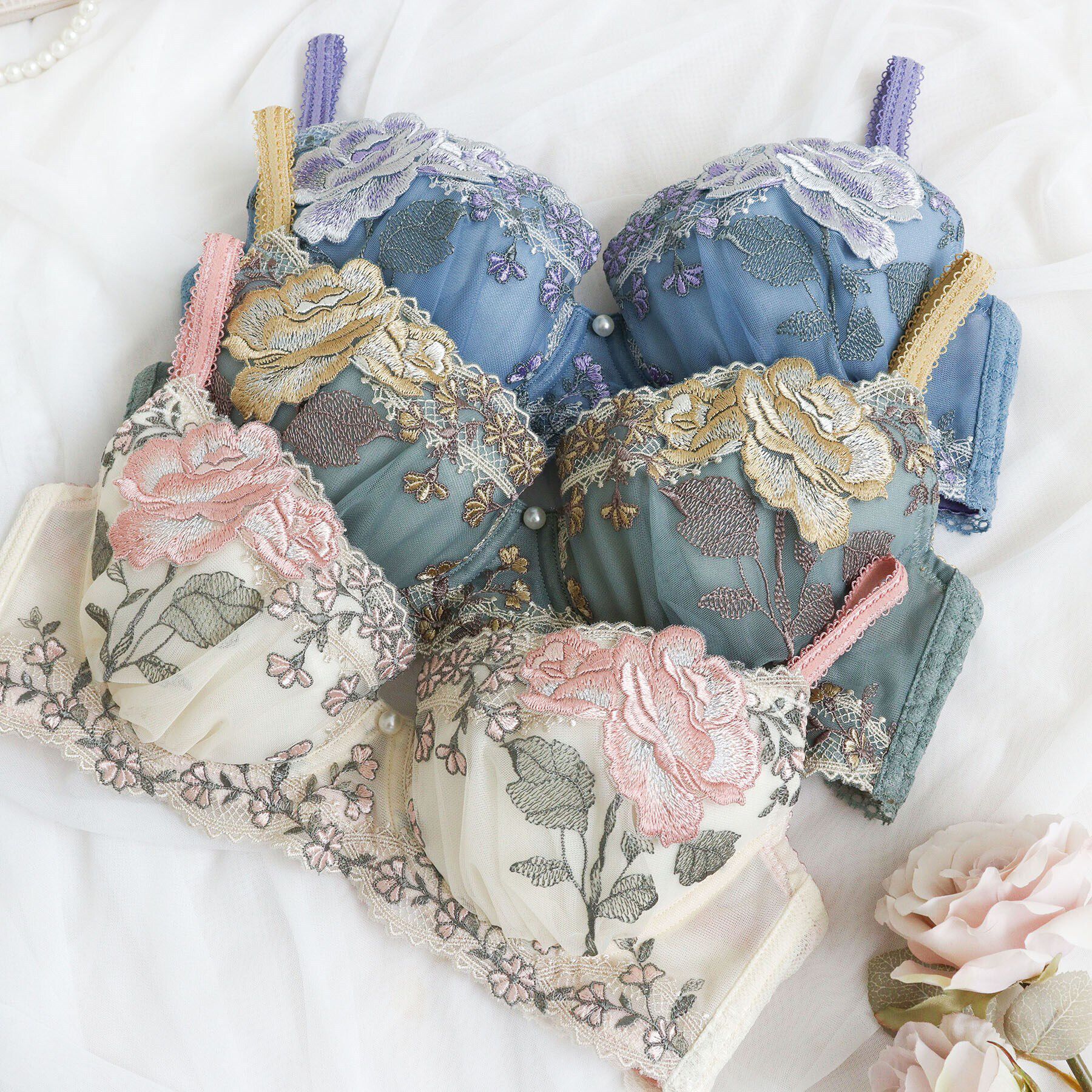 Risa Magli「フロリーナ ブラジャー（B-D）＜N Make Type＞」|インナー|