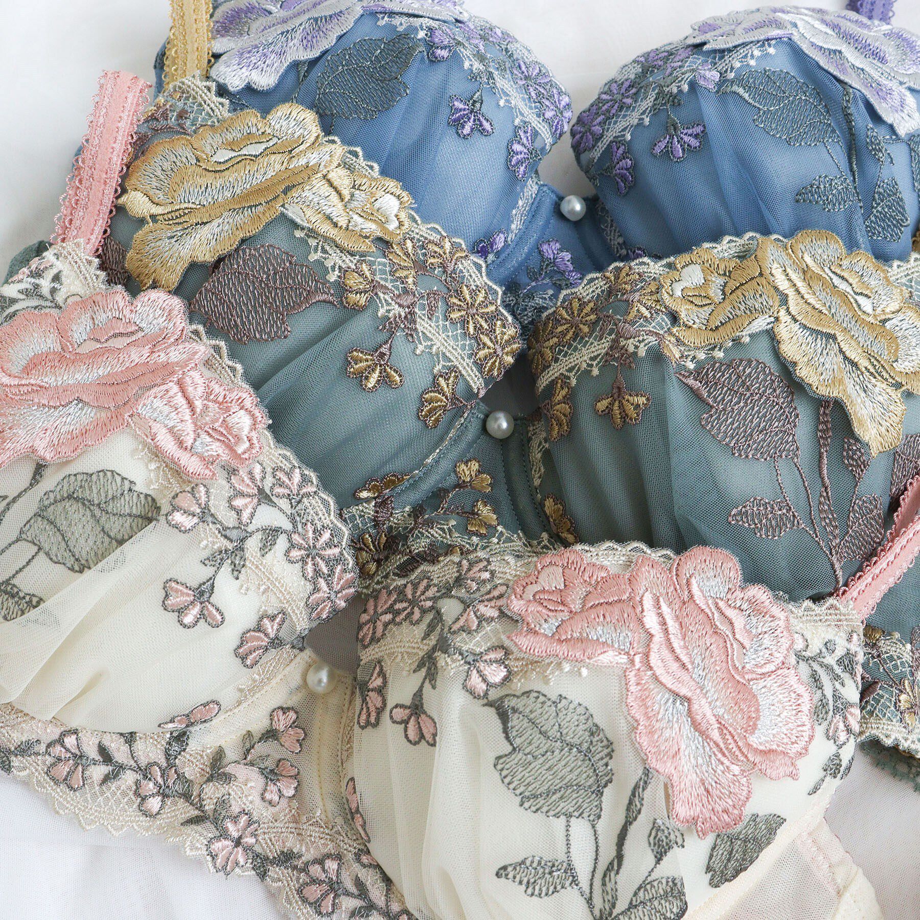 Risa Magli「フロリーナ ブラジャー（B-D）＜N Make Type＞」|インナー|