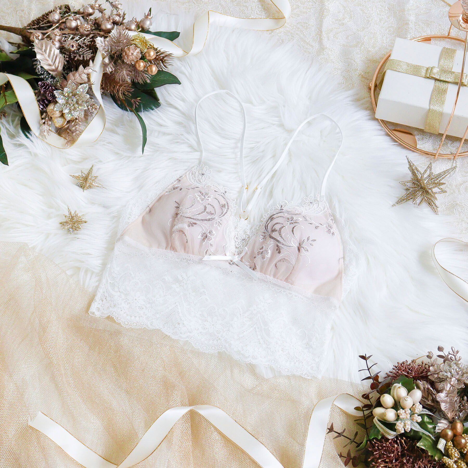 Risa Magli「アンシェラ ブラレット」|インナー|ベージュ(052)