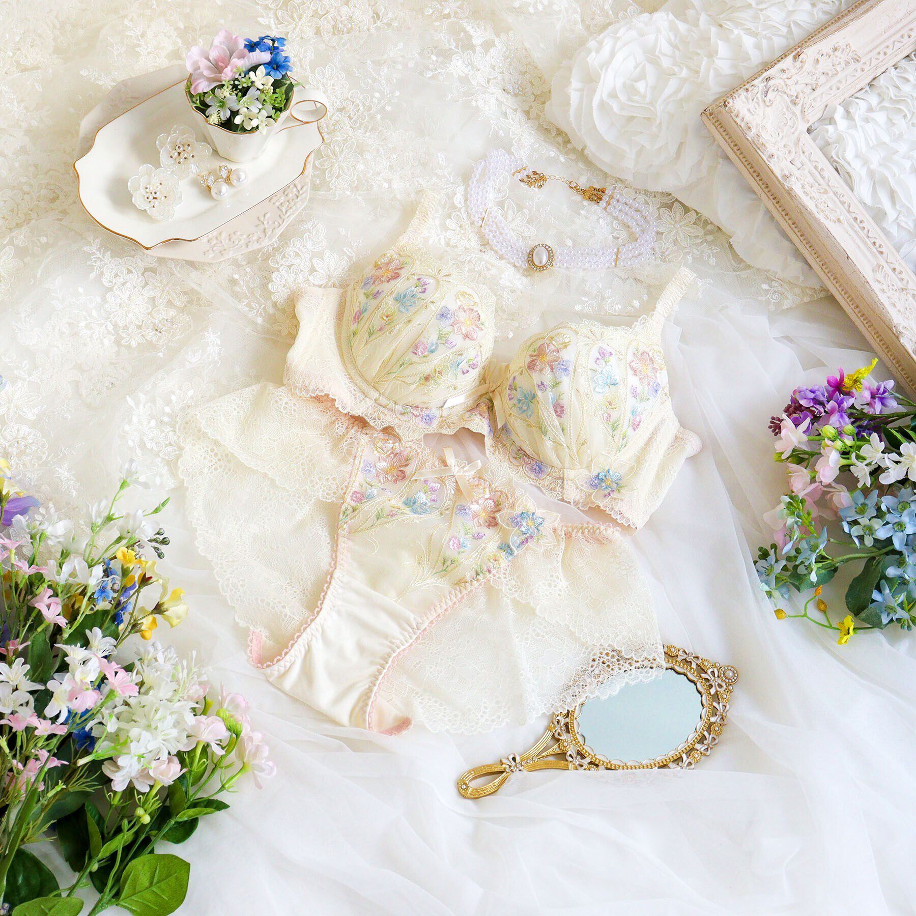 Risa Magli「フロリタ レースショーツ」|インナー|