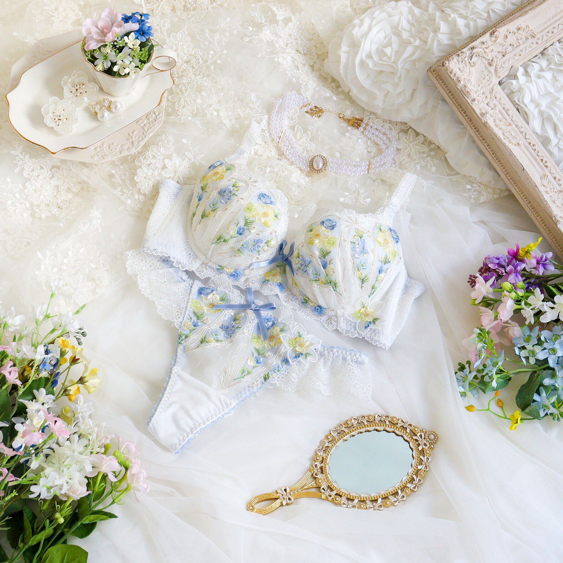 Risa Magli「フロリタ Tバックショーツ」|インナー|