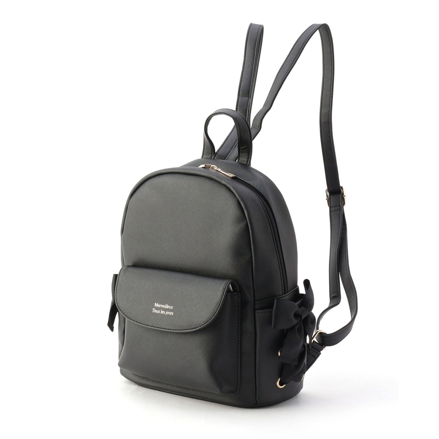 Ober Tashe「サイドレースアップリュックL」|リュック|ブラック(019)