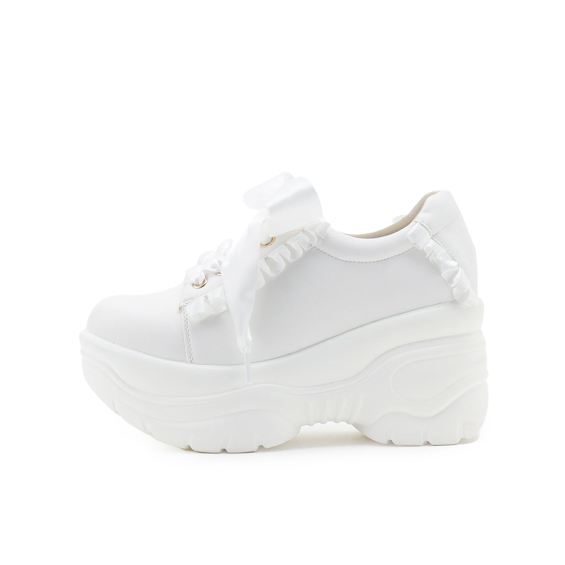 csT&P「厚底フリルスニーカー」|スニーカー|