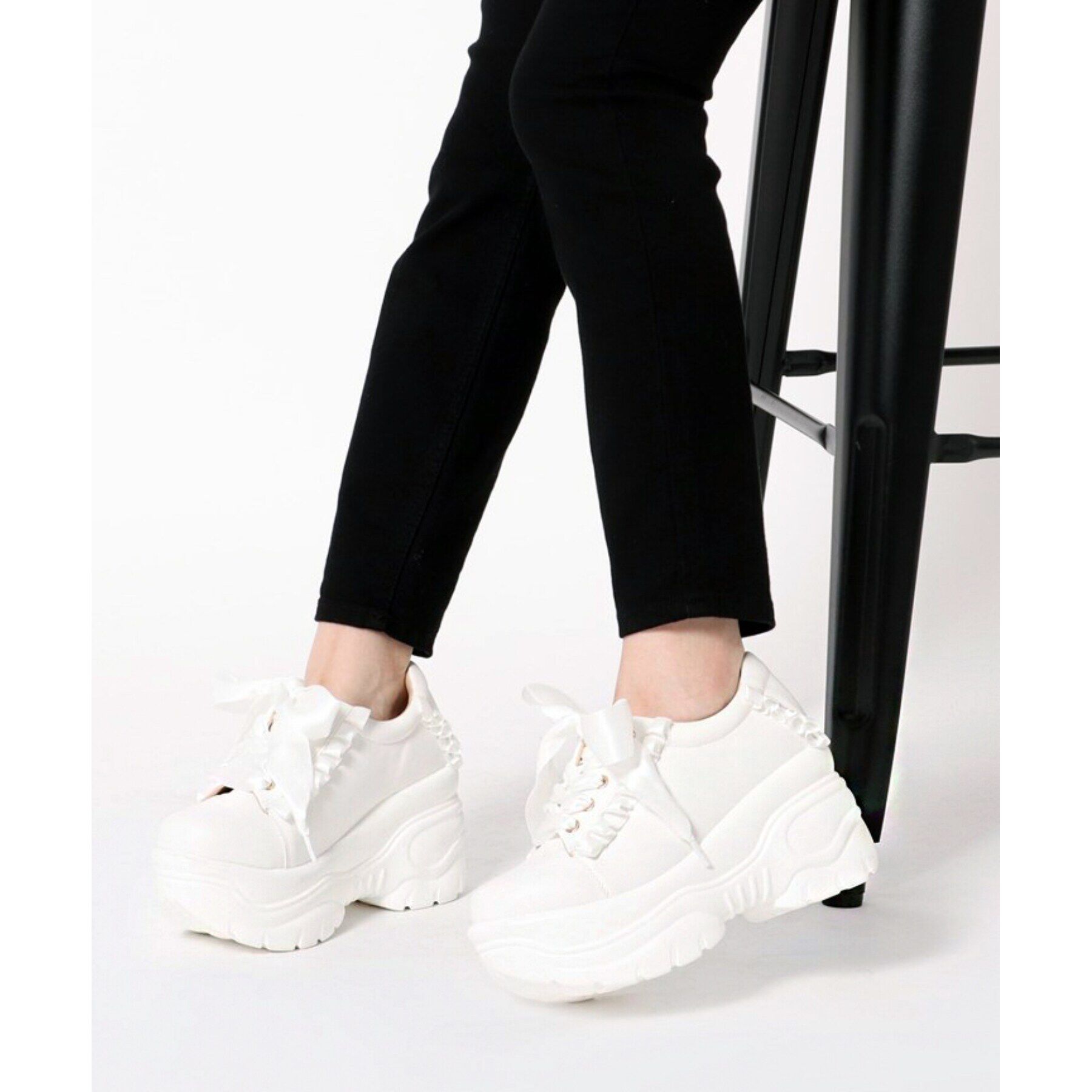 csT&P「厚底フリルスニーカー」|スニーカー|