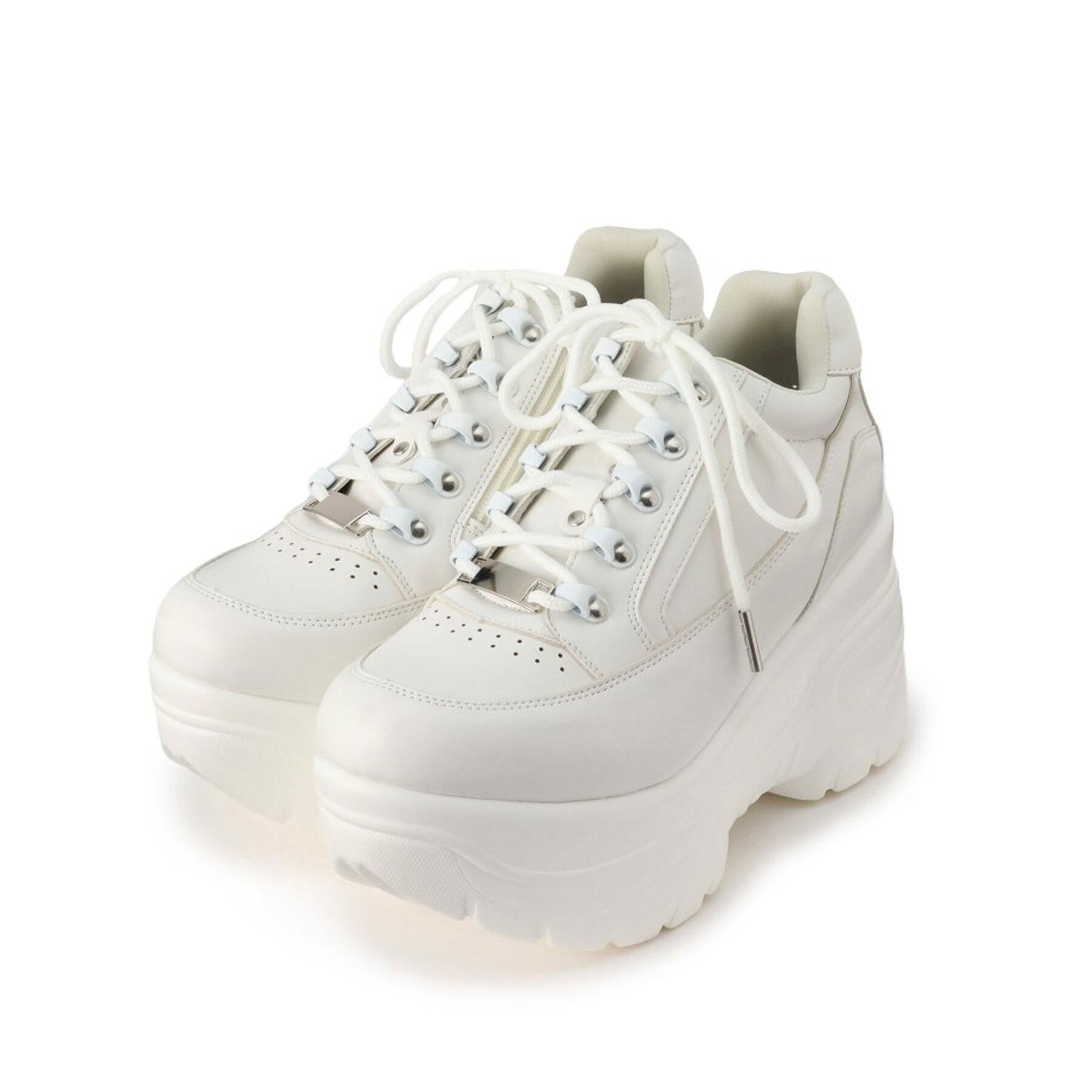 csT&P「＼脱ぎ履きしやすい／ファスナー付厚底スニーカー」|スニーカー|