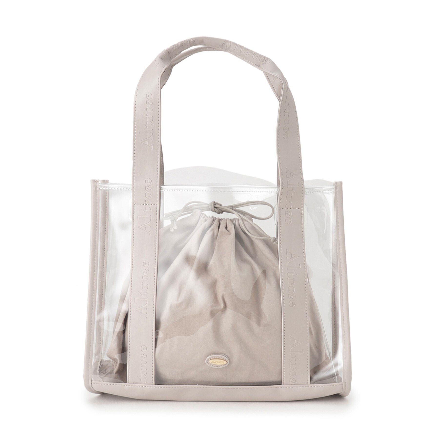 Ober Tashe「クリアトートバッグ」|トートバッグ|グレー(012)