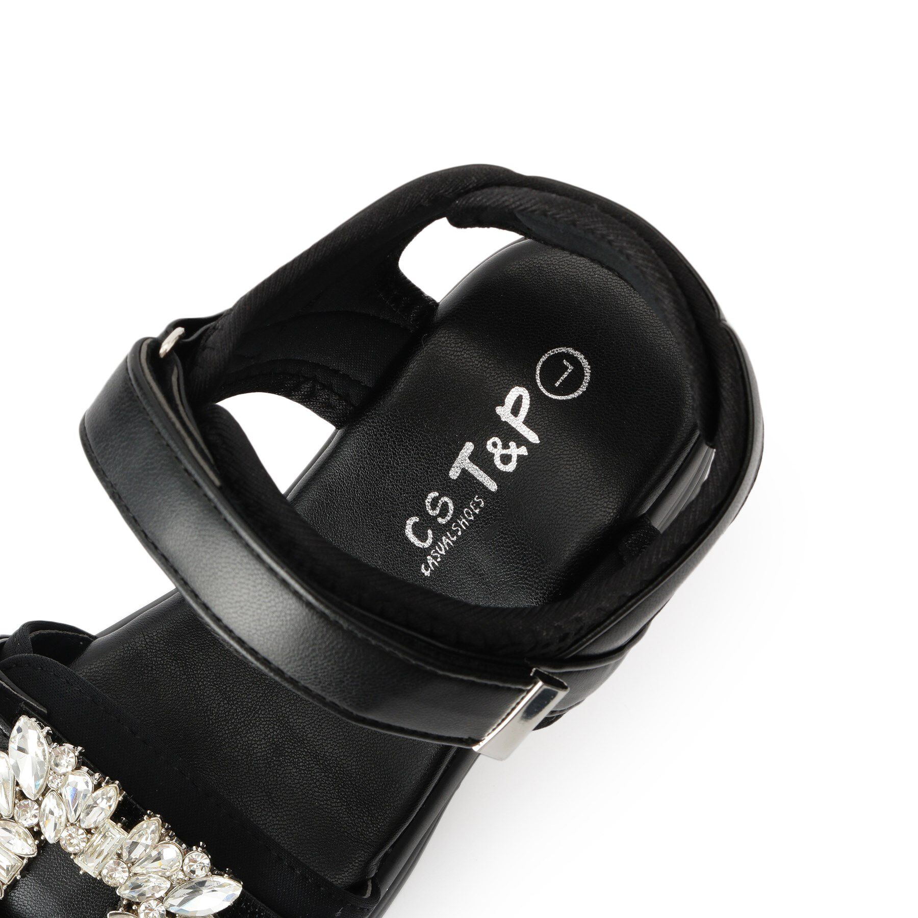 csT&P「厚底ビジューバックルサンダル」|サンダル|
