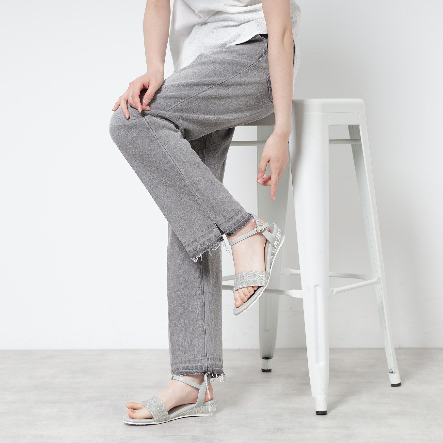 ESPERANZA「クリアウェッジサンダル」|サンダル|