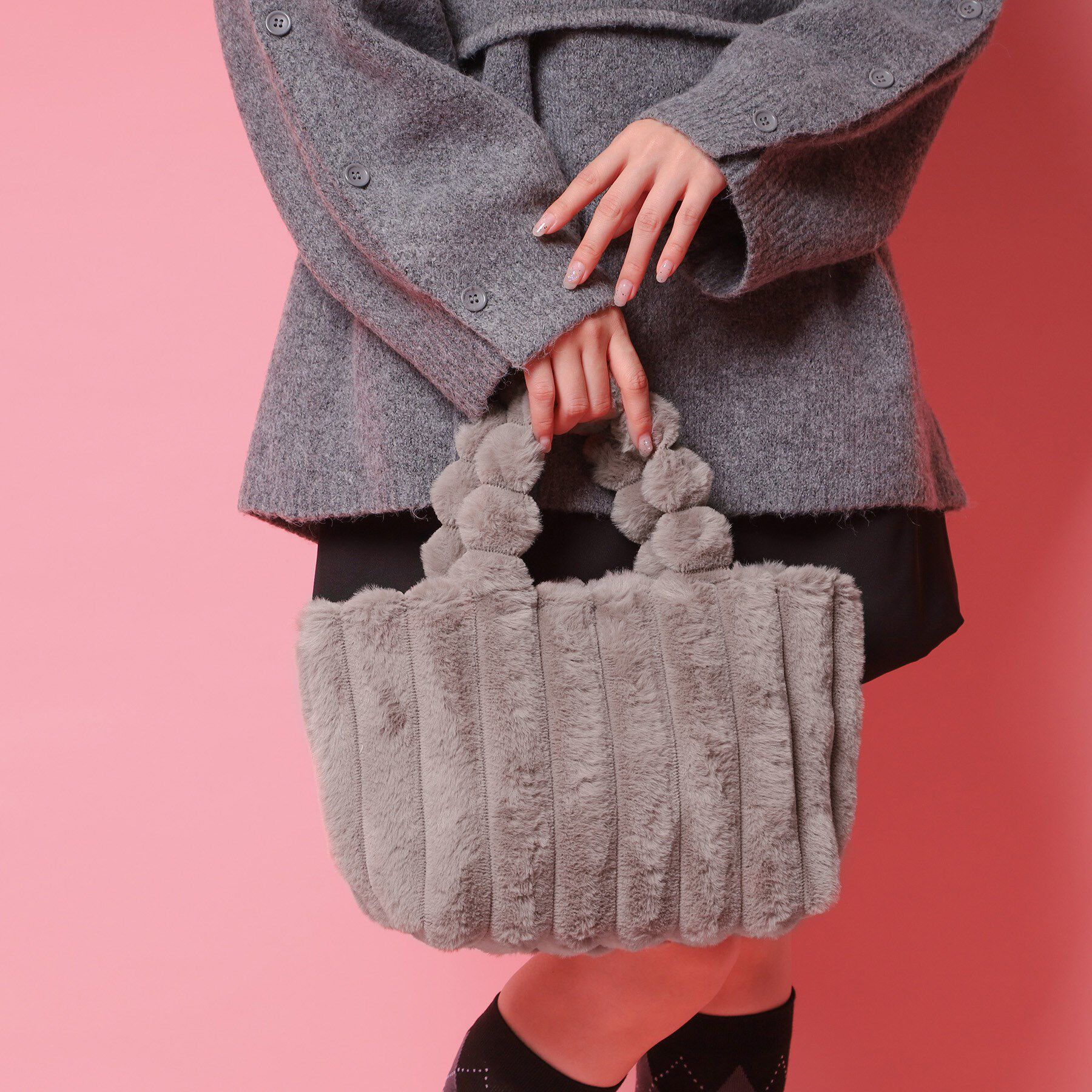 Ober Tashe「もこもこトートバッグ」|トートバッグ|