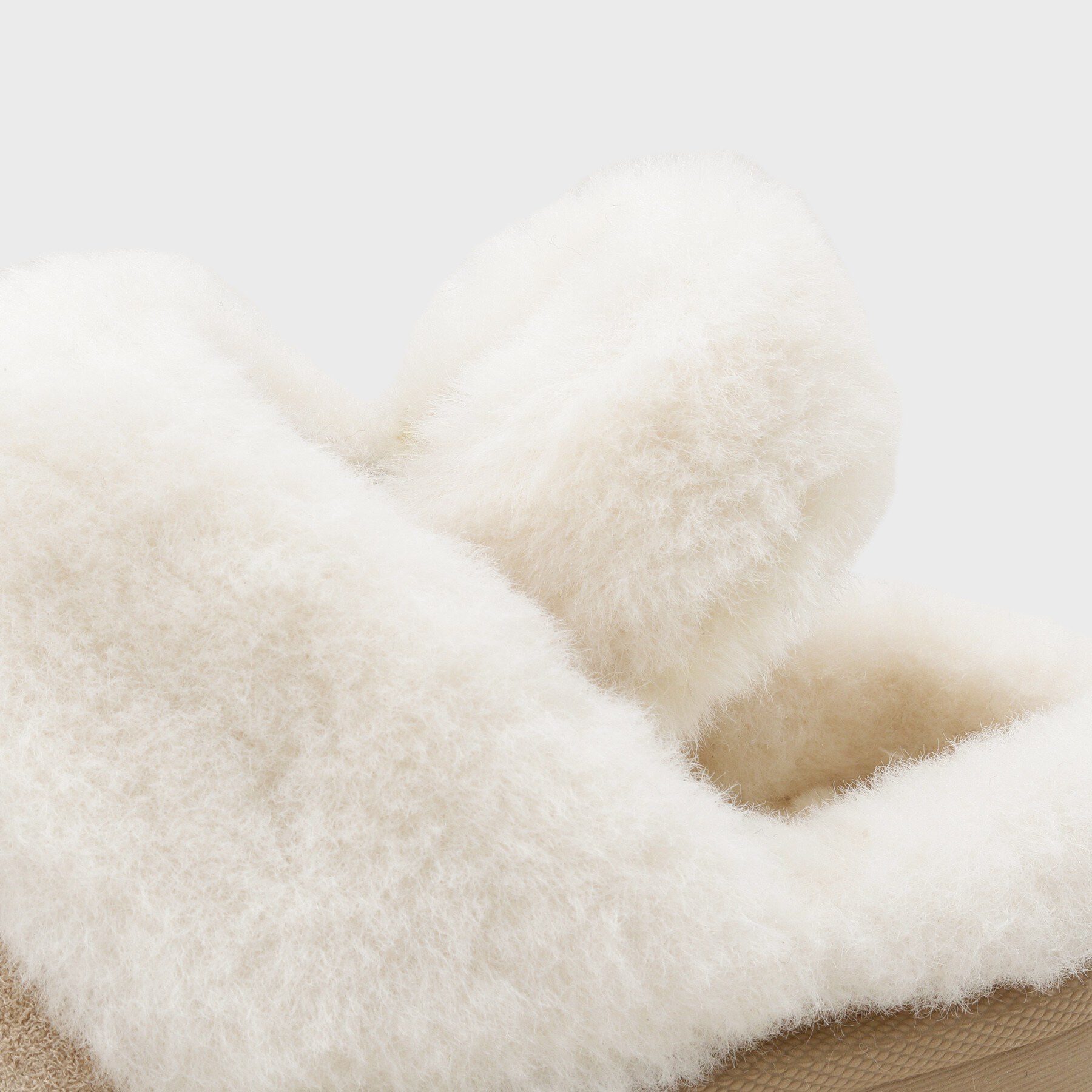 csT&P「フェイクムートンサボ　ベルト取り外し可」|サンダル|