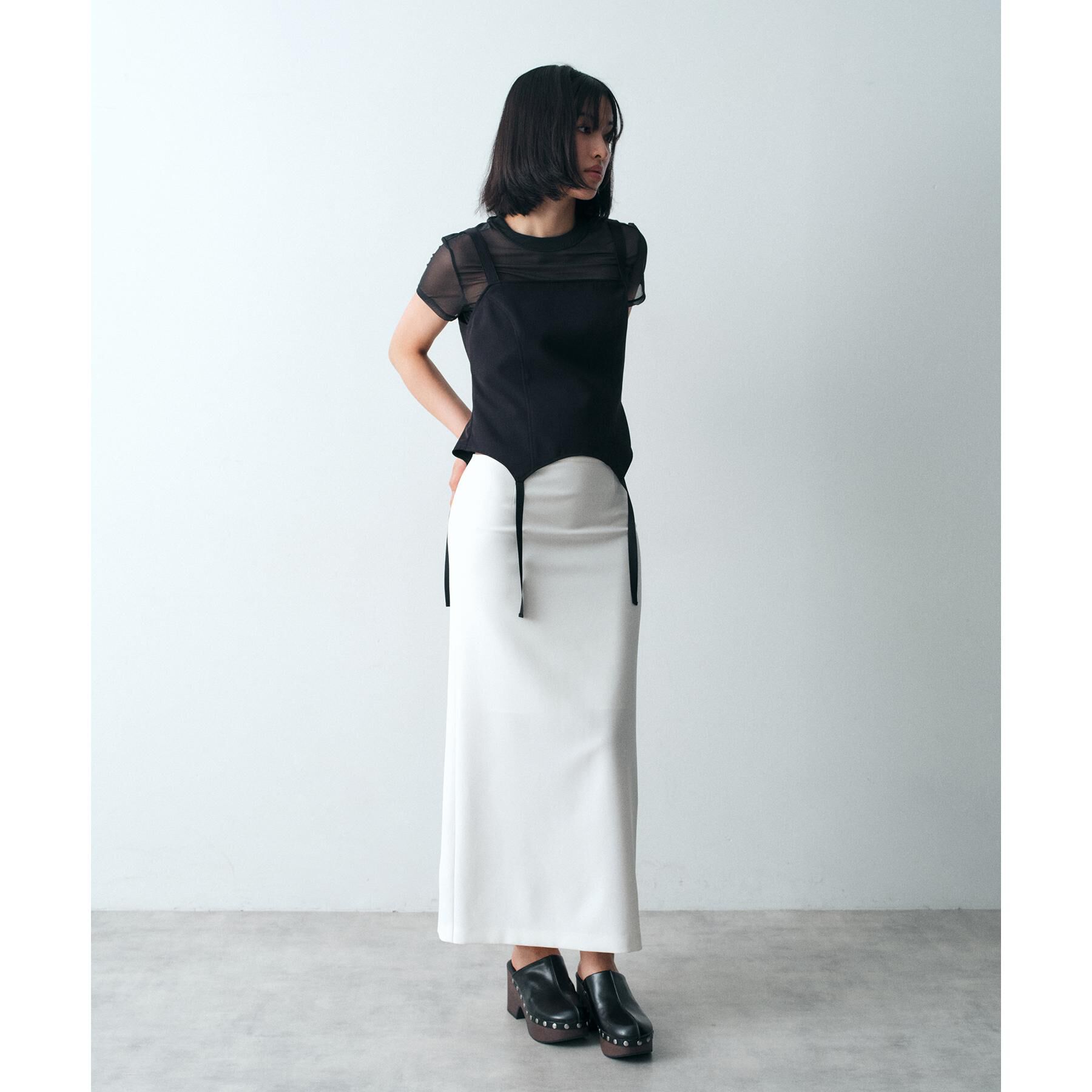 CODE A「corset cami」|キャミソール|