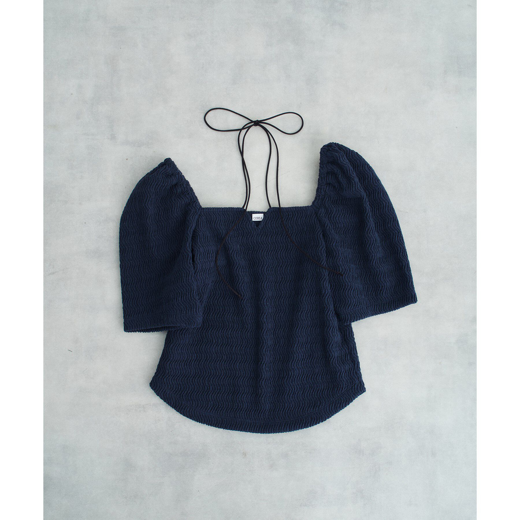 CODE A「gather puff jersey tops」|Tシャツ・カットソー|