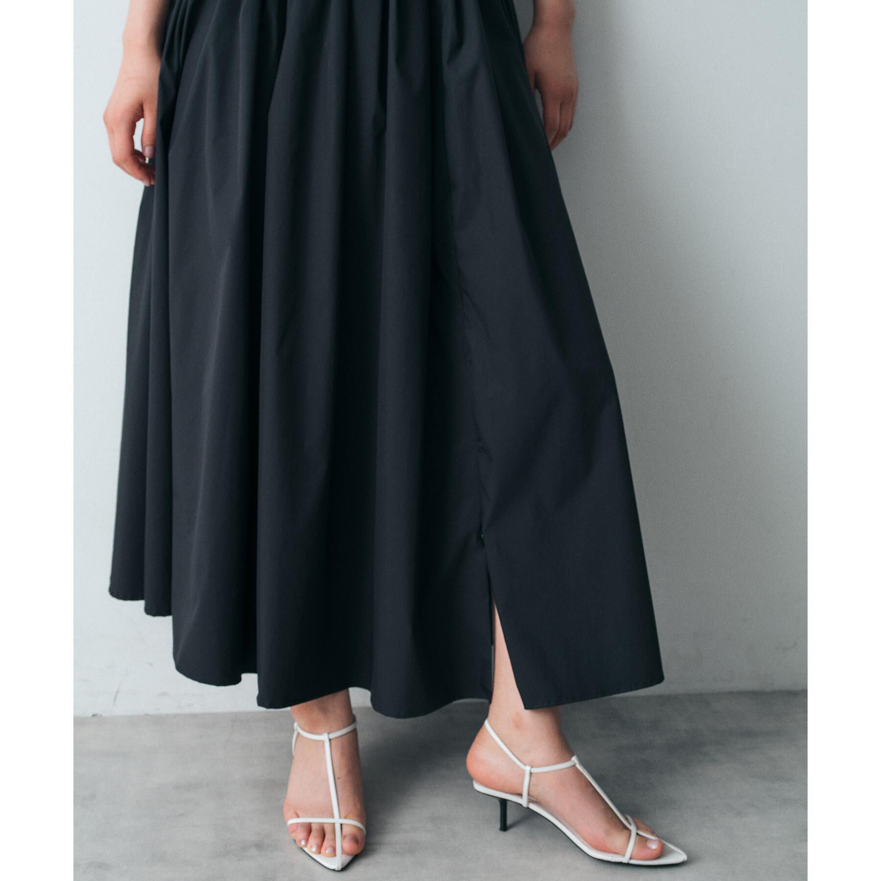 CODE A「side slit volume skirt」|スカート|