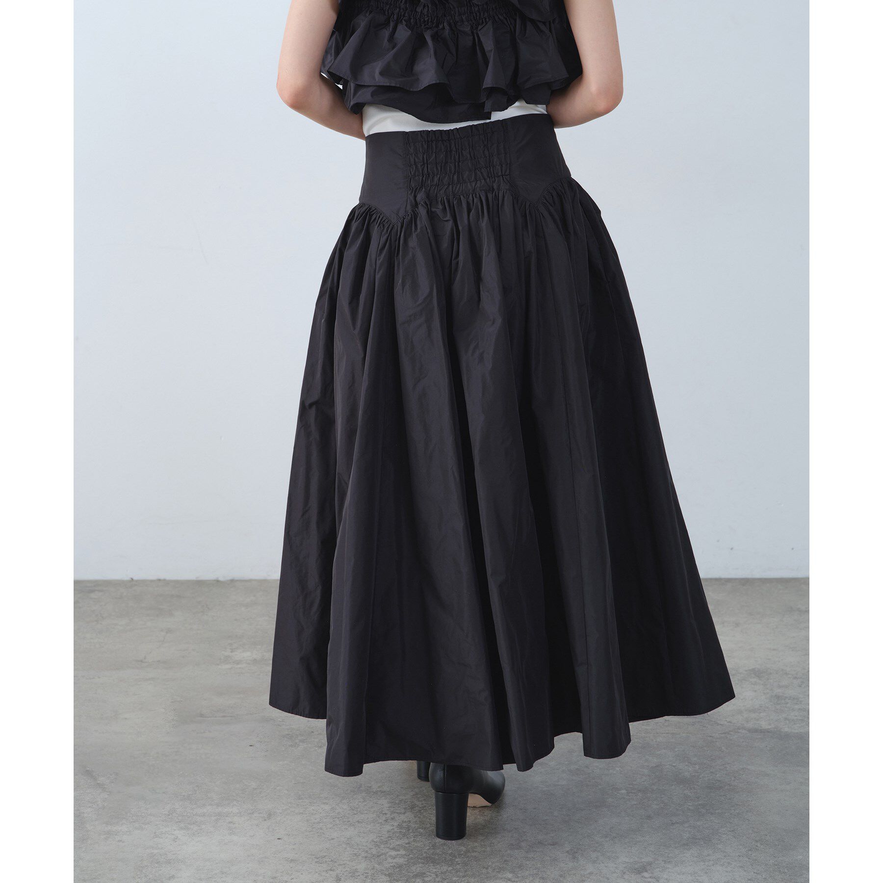 CODE A「zip design volume skirt」|スカート|