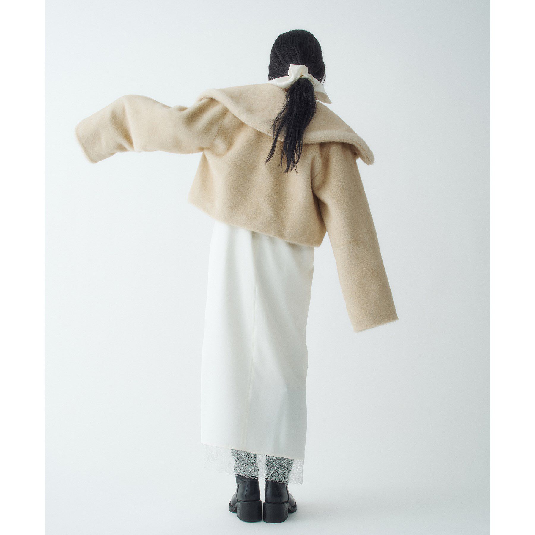 CODE A「faux mink short jacket」|ブルゾン・スタジャン|