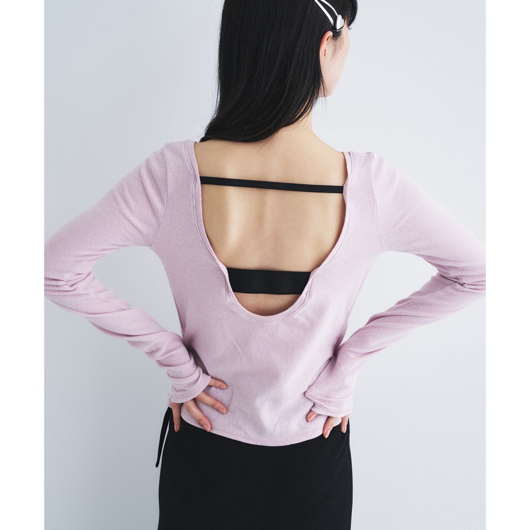 CODE A「backline elastic pullover」|Tシャツ・カットソー|ピンク(071)